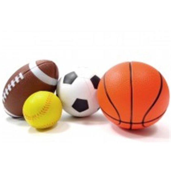 Az Trading & Import Az Import & Trading PSY08 Sports Balls for Kids - Soccer Ball; Basket ball; Foot ball & Baseball PSY08